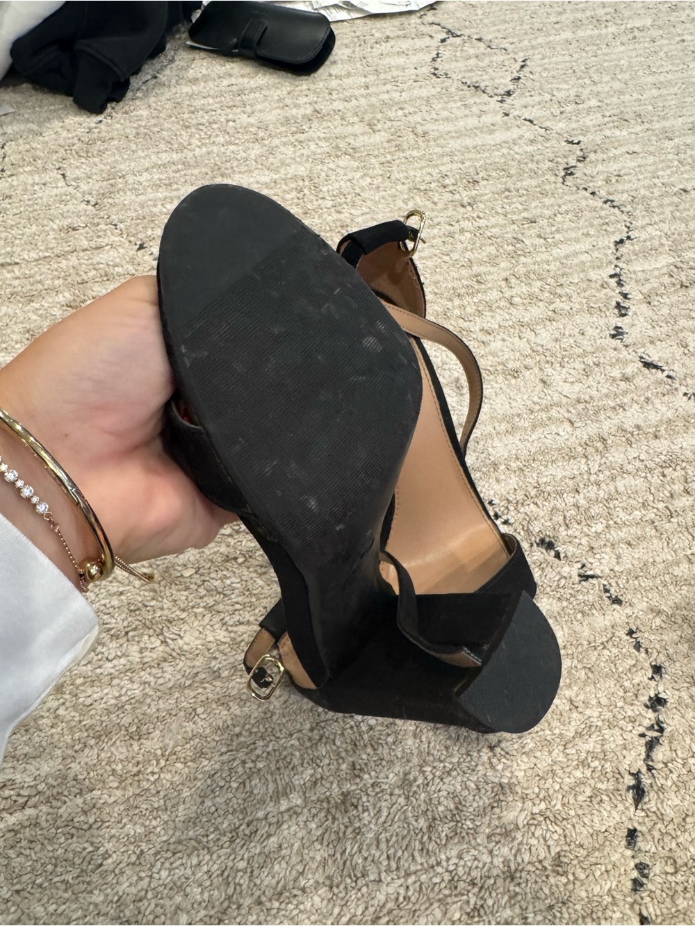 Merona black heels - Picture 3 of 5